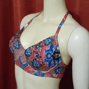 LUCKY BRAND Padded Underwire Bikini Top size M